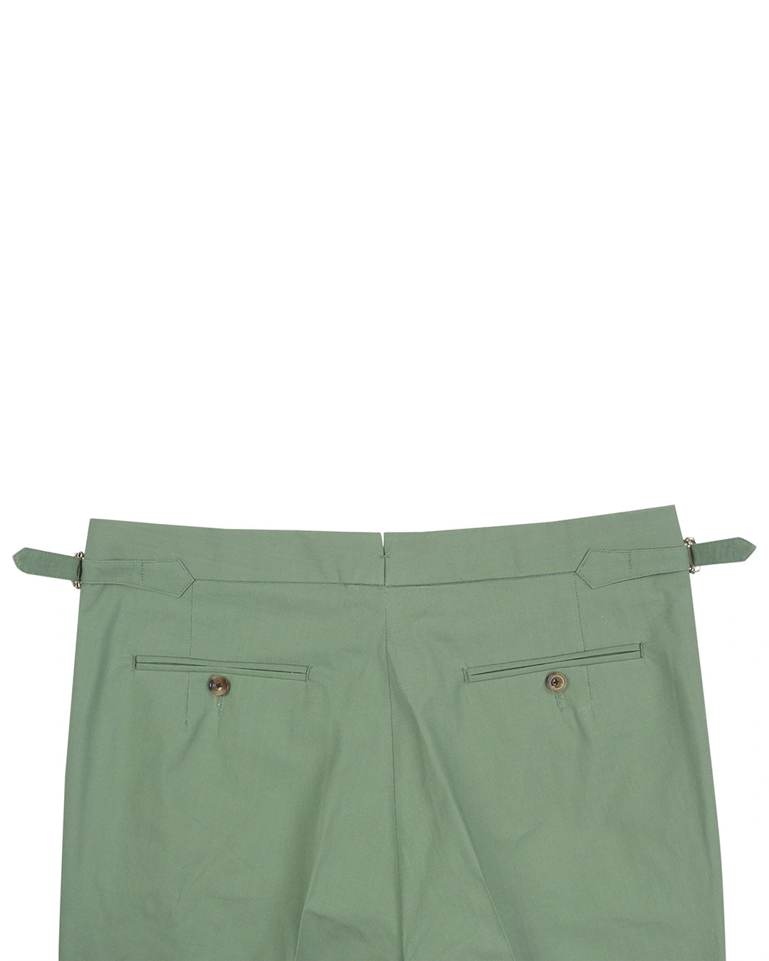 Chino de Algodón Elástico: Chambray Verde, Estilo Relajado y Chic.